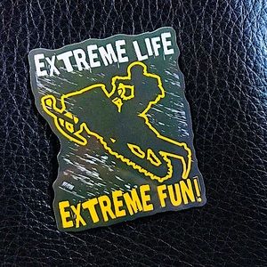 Extreme Fun Single Decor Accent Athletics Sticker